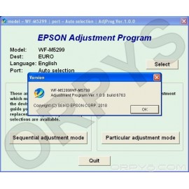 Epson WF-M5299, WF-M5799 Adjustment Program